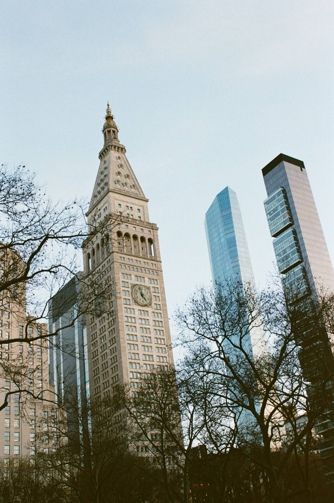 The Met Life clock tower, on film