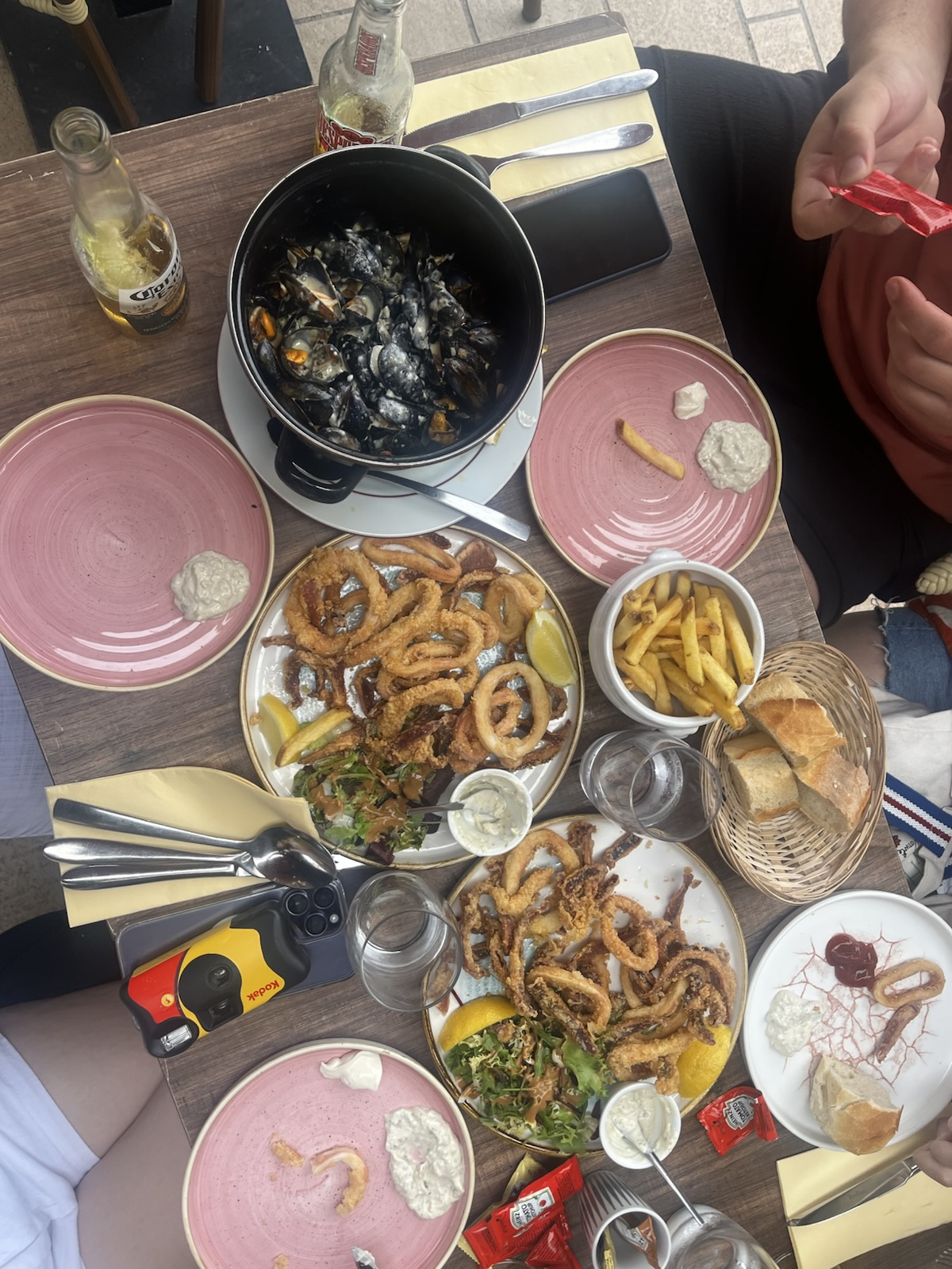 Mussels and calamari